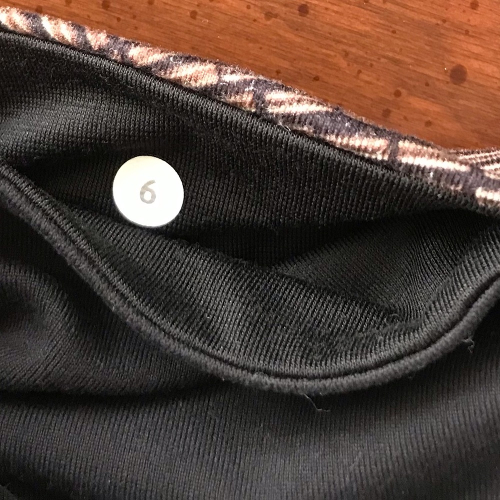 Lululemon Athletica Wunder Under Crop 20” Inseam Brown Gold Women 6 - Picture 3 of 6